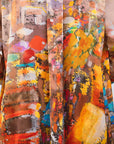 Danfo printed satin blouse