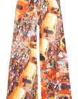 Danfo printed satin pants