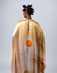 Reversible Silk Kaftan Desert – Omar Mahfoudi x MBD Collection