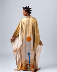 Reversible Silk Kaftan Desert – Omar Mahfoudi x MBD Collection